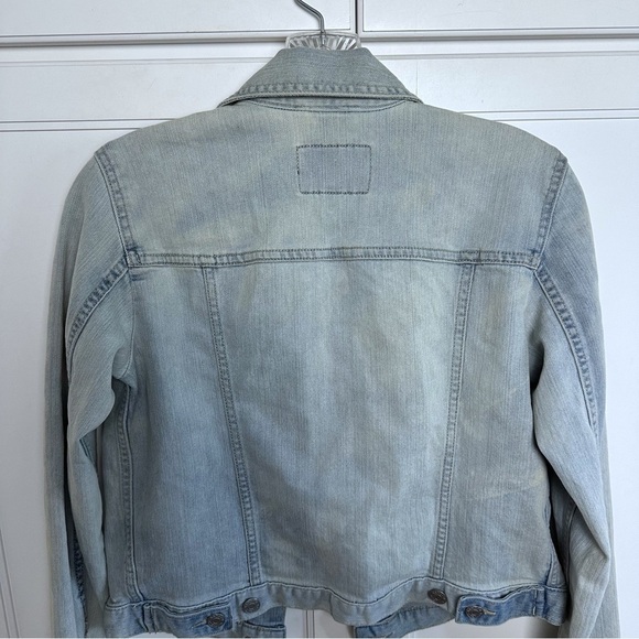 Banana Republic Classic Blue Denim Trucker Jacket XS - Picture 8 of 11